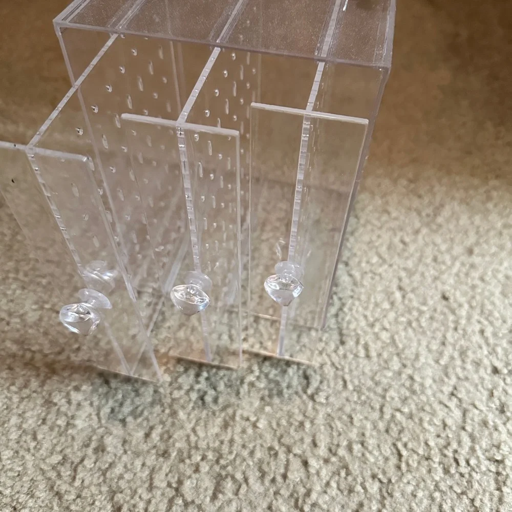 Clear Acrylic Earrings Storage Organizer
